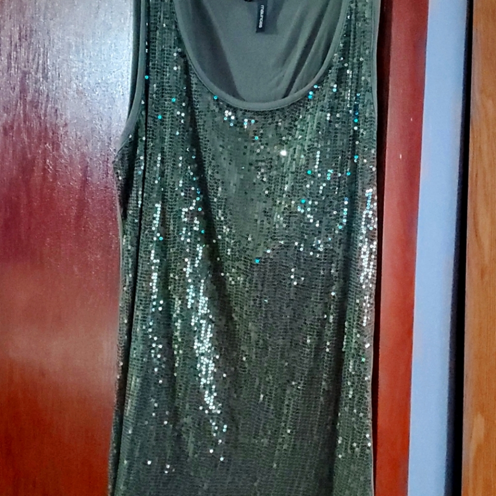 Sequin Maurices Tank Top